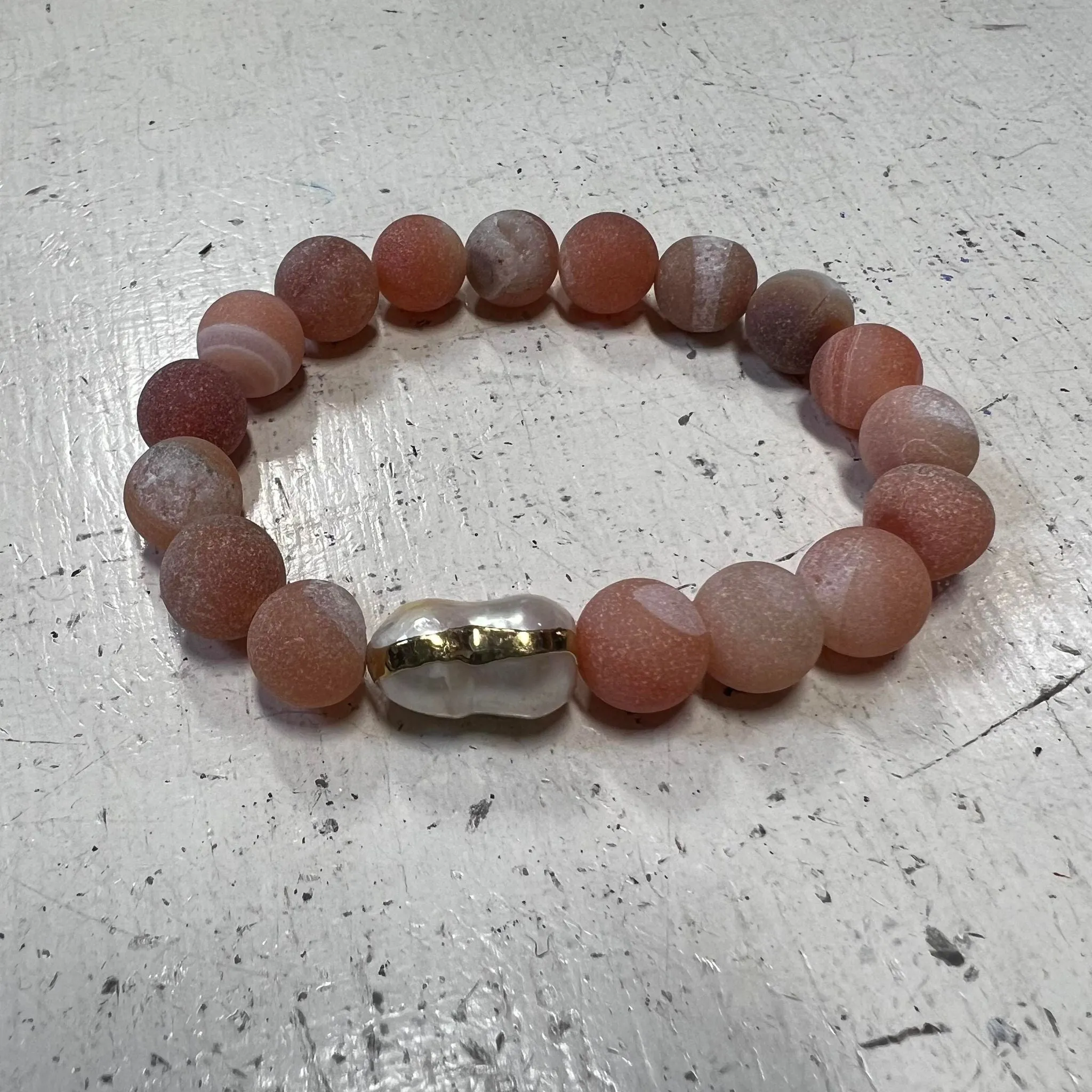 CC - Stone/pearl bracelet