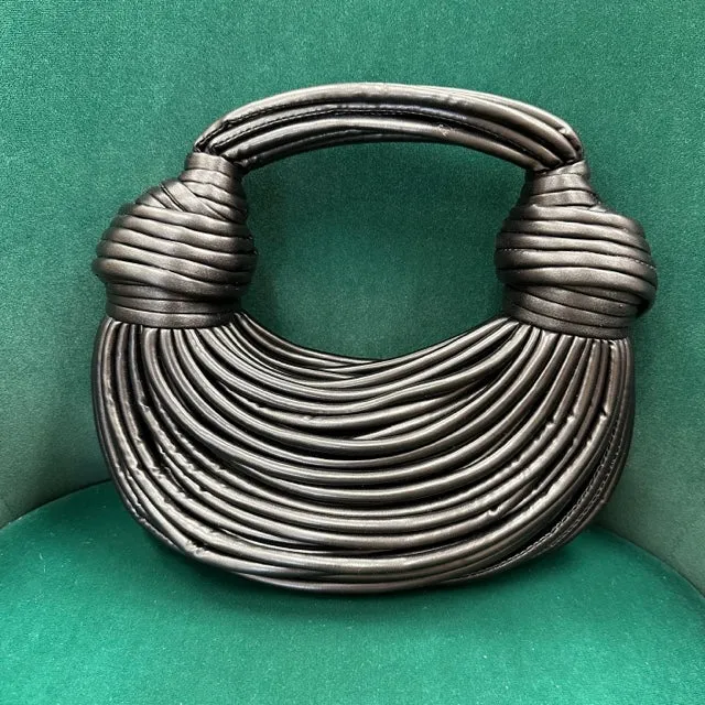 Celina Knotted Woven Handbag