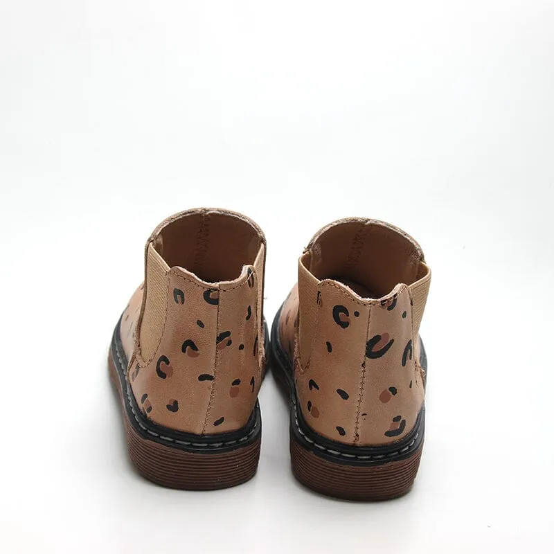 Cheetah Chelsea Boots - US Size 4-12 - Hard Sole