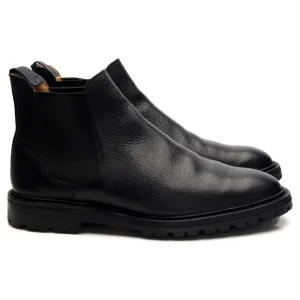 'Chelsea 11' Black Grain Leather Chelsea Boot UK 8 E