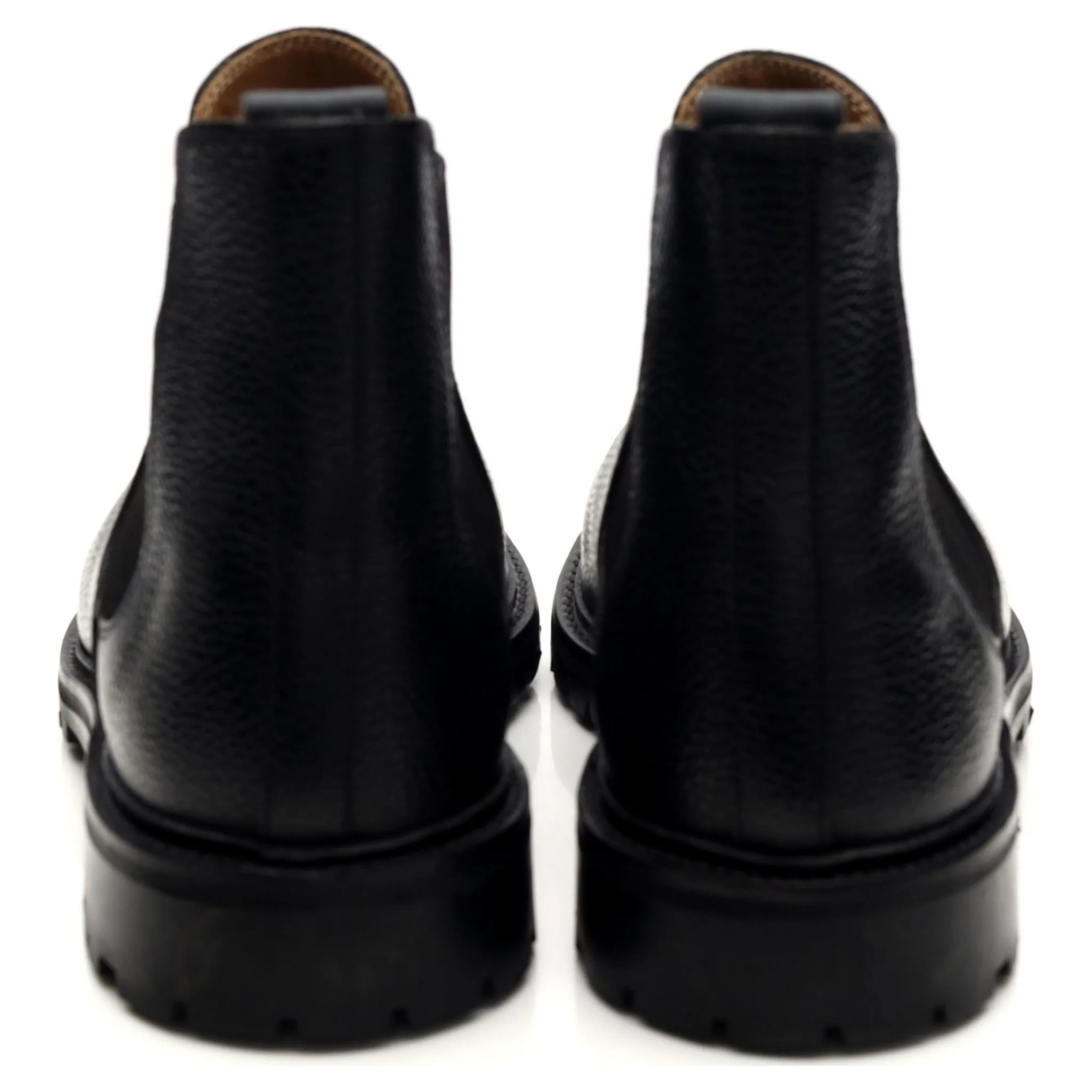'Chelsea 11' Black Grain Leather Chelsea Boot UK 8 E