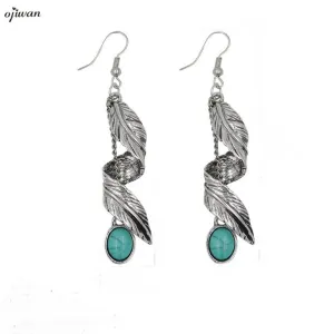 Chic Boho Feather Earrings