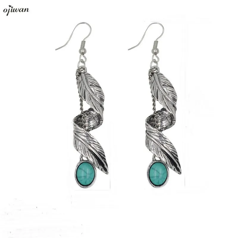 Chic Boho Feather Earrings