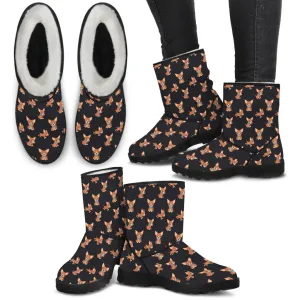 Chihuahua Faux Fur Boots