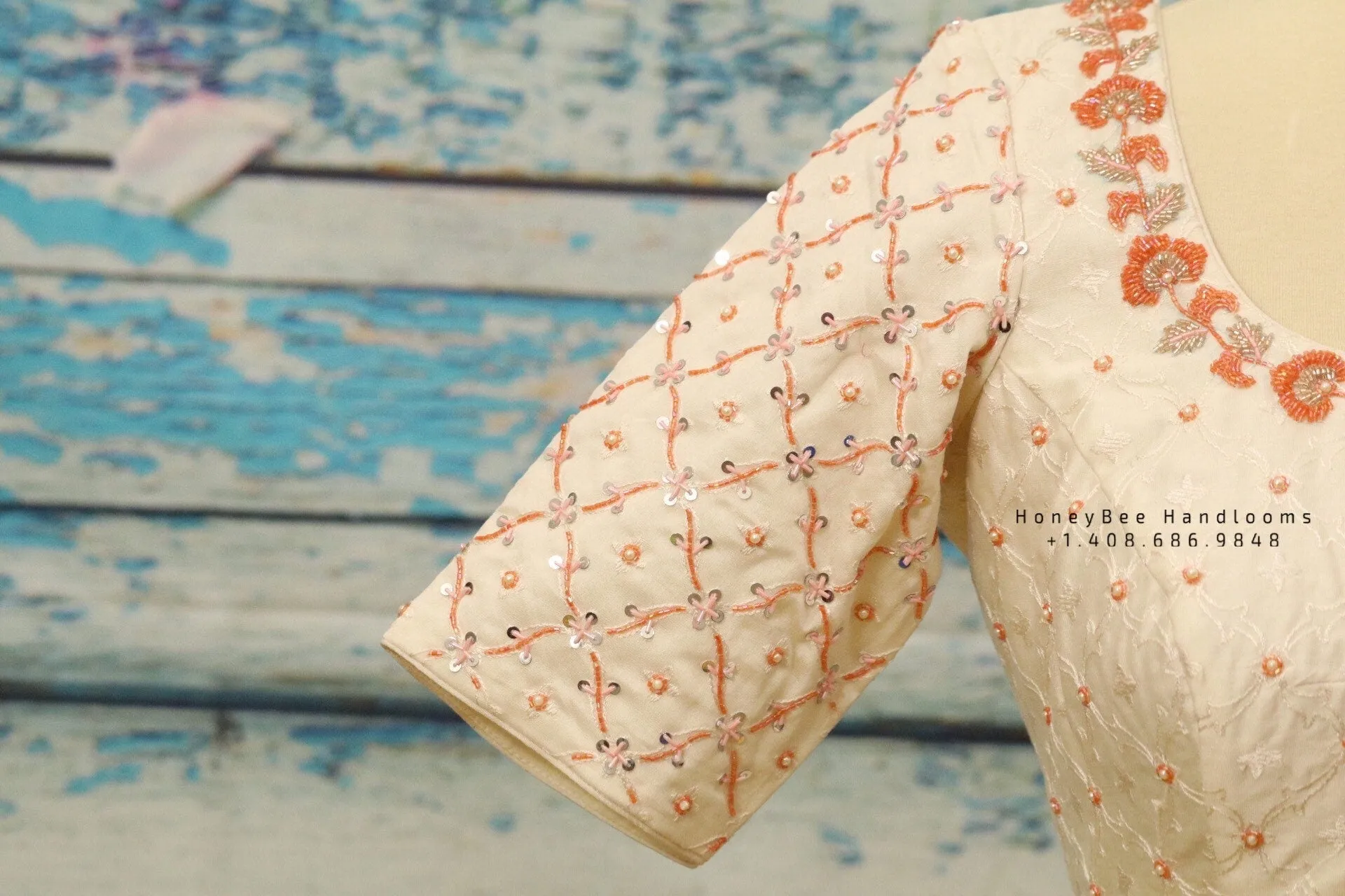 Chikenkari Blouse |Zardhosi Work Blouse | saree stitched Blouse | Bollywood Blouse| Maggam Work Blouse | ZARI Blouse | HoneyBee Handlooms