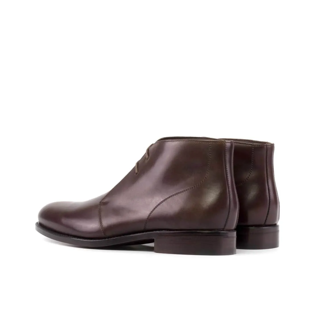 Chukka Boots en cuir marron