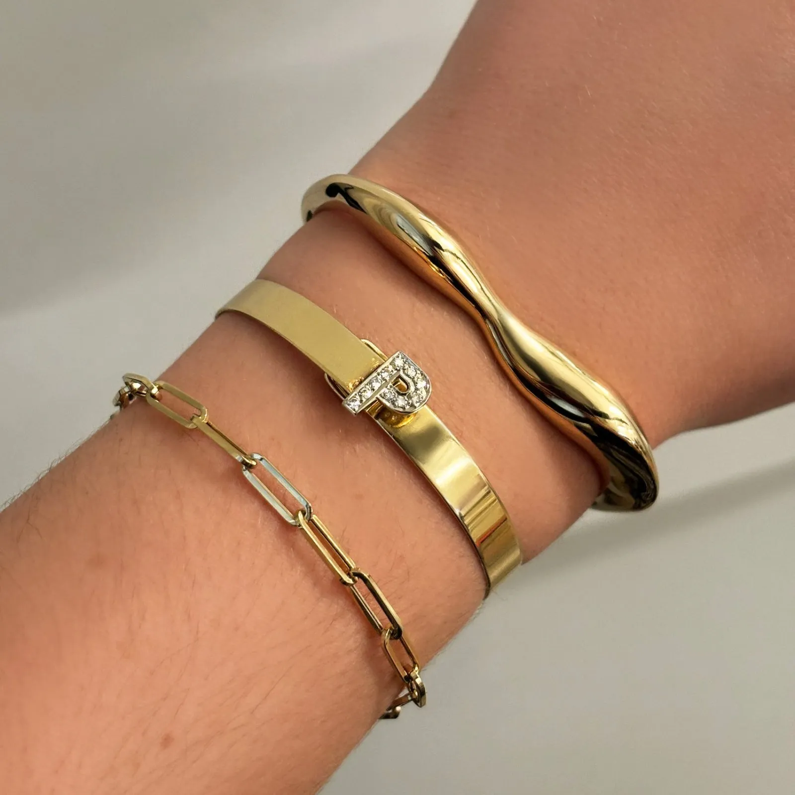 Chunky Paperclip Chain Bracelet