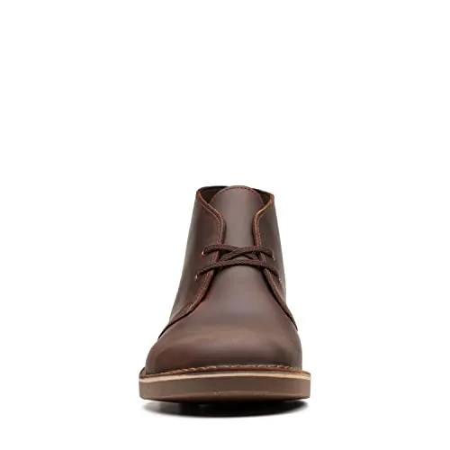Clarks Men's Bushacre 2 Chukka Boot, Dark Brown, 8 Wide
