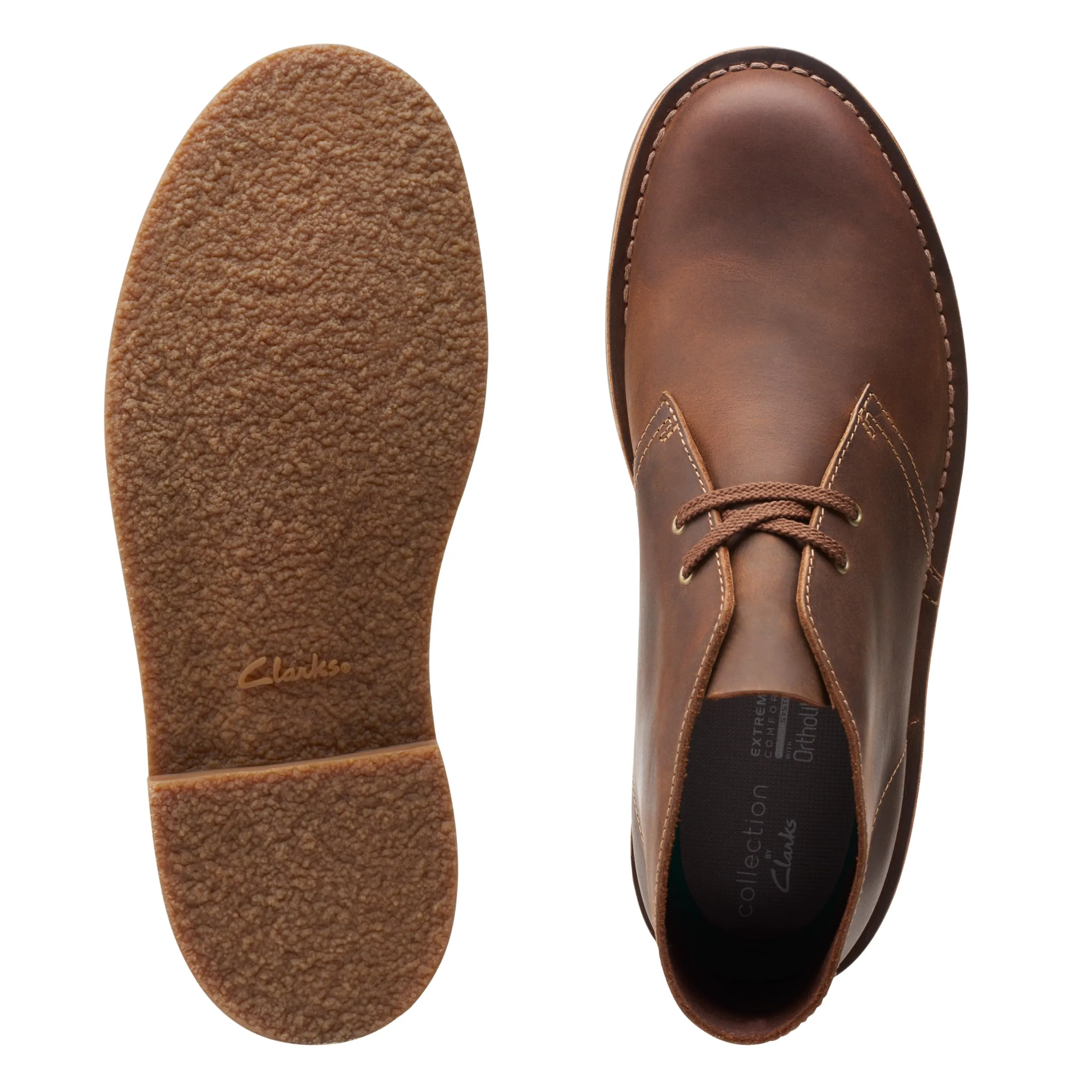 Clarks Men's Bushacre 3 Chukka Boot, Beeswax, 11.5