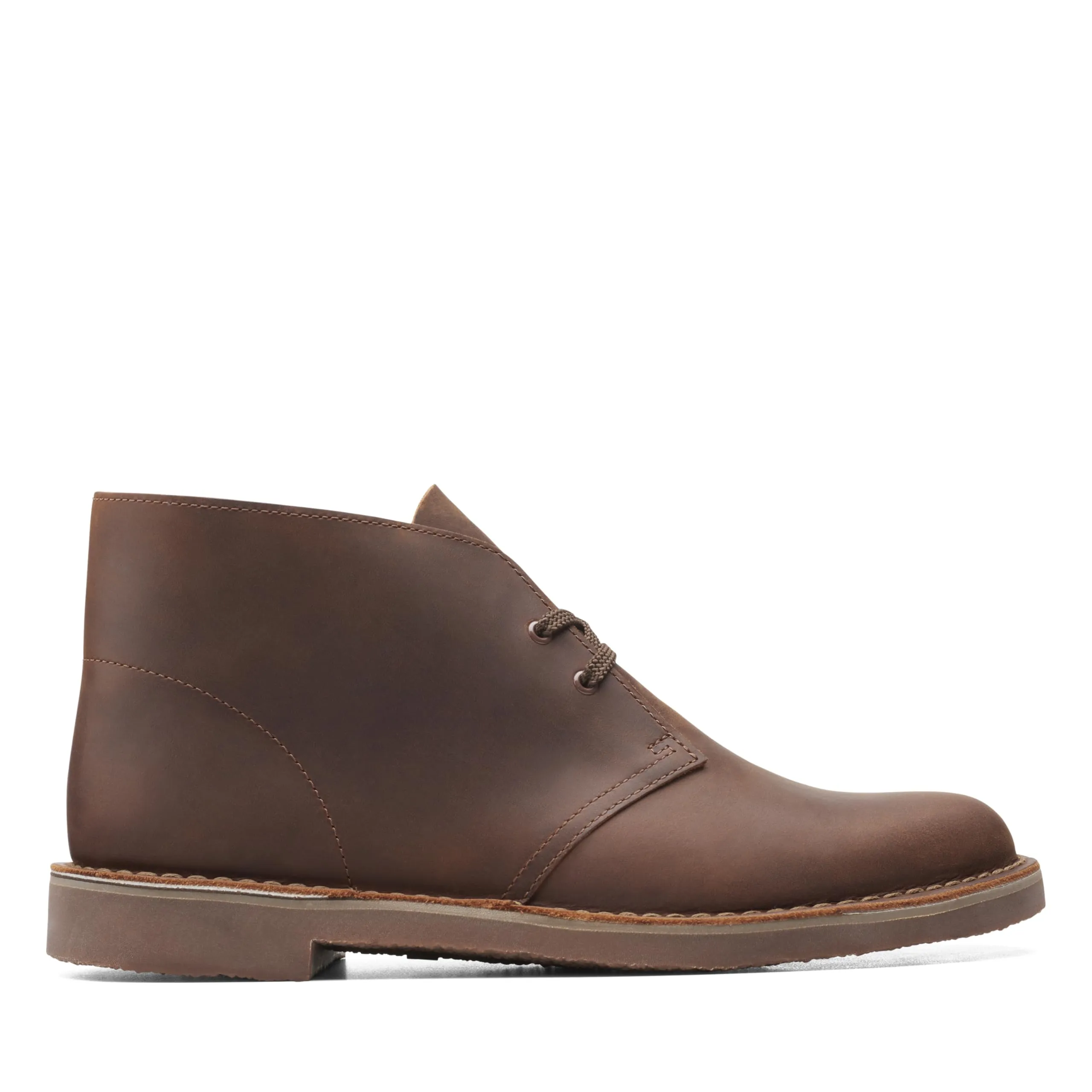 Clarks Men's Bushacre 3 Chukka Boot, Dark Brown, 8.5 Wide