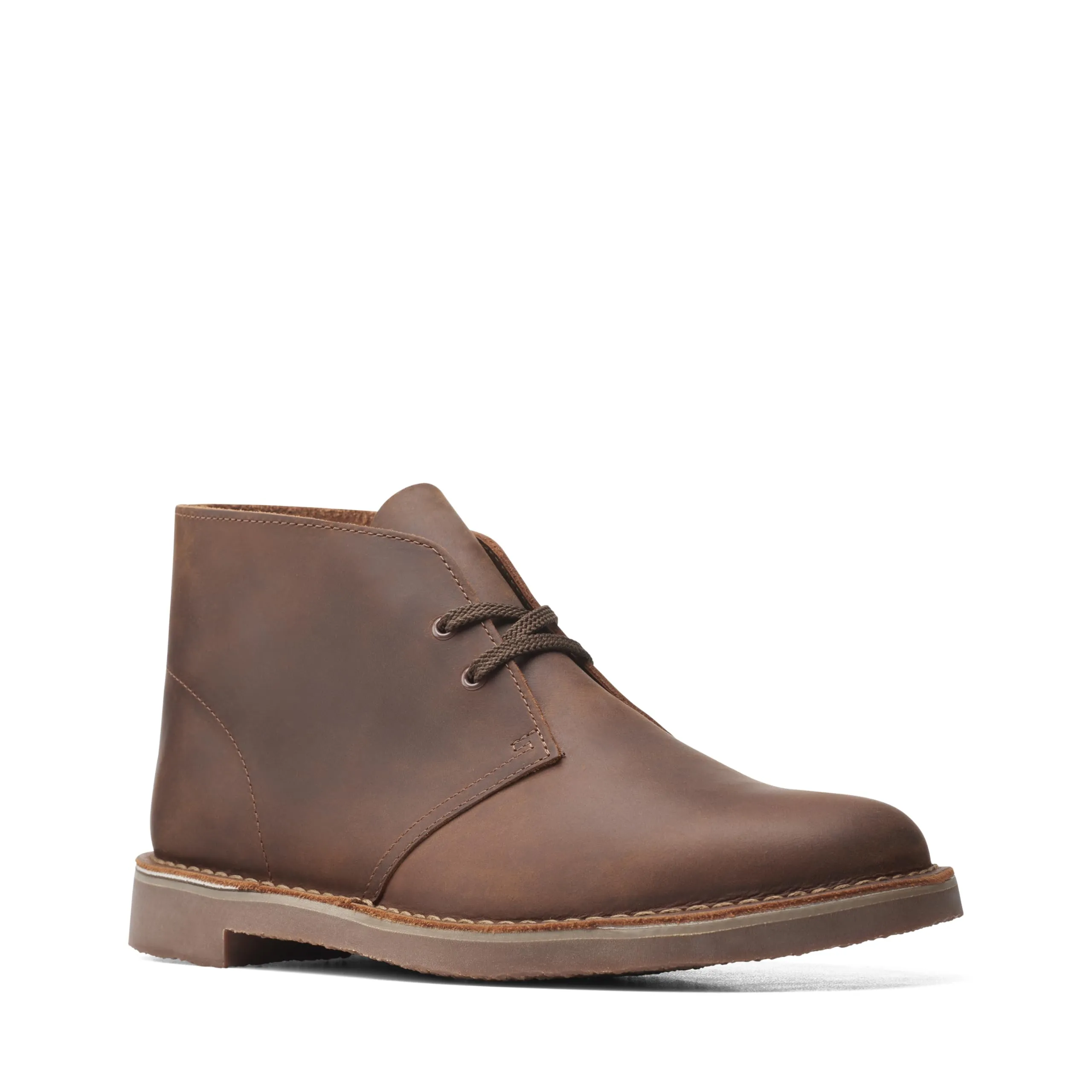 Clarks Men's Bushacre 3 Chukka Boot, Dark Brown, 8.5 Wide