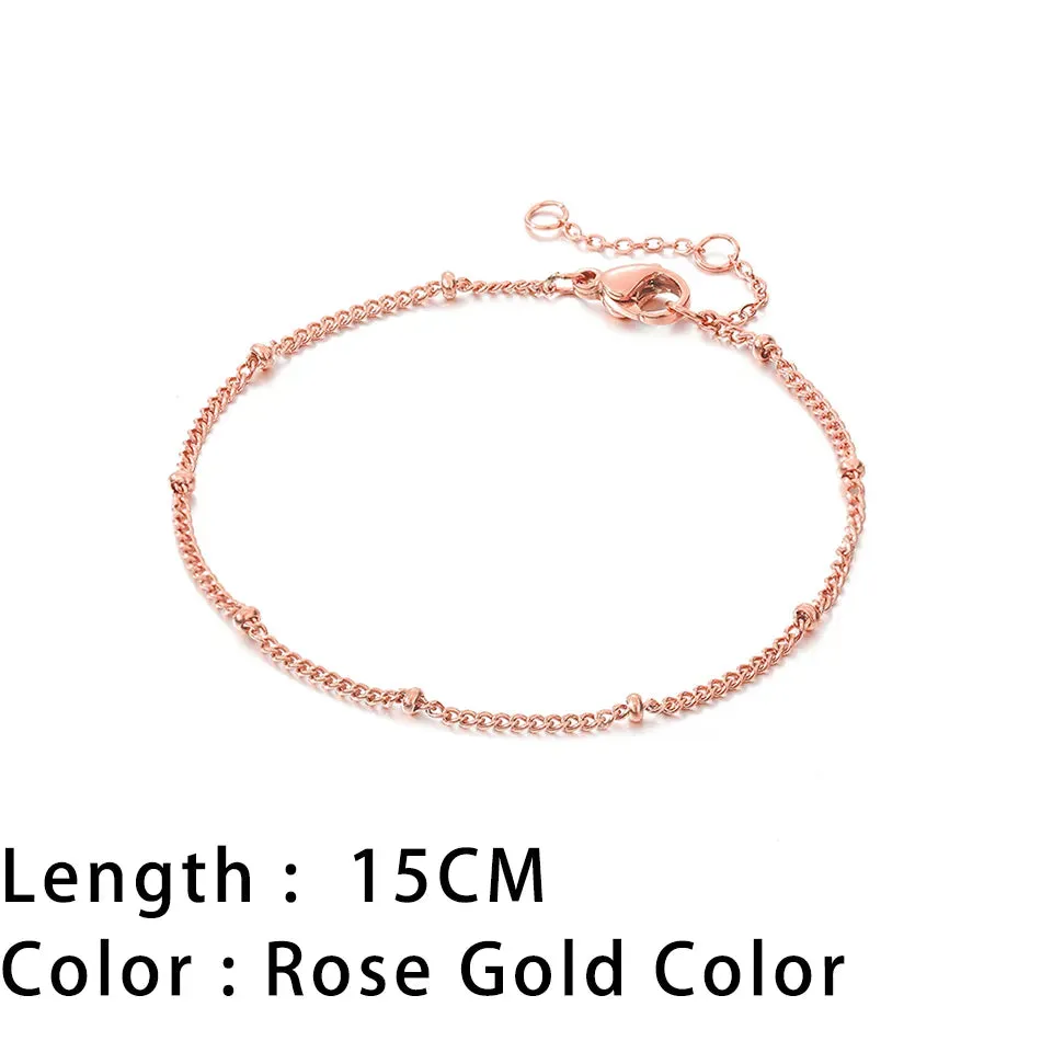 Classic Gold Chain Bracelets for Women Trendy 14K Gold Plated Stainless Steel Herringbone Chain Stackable Figaro Chain Paperclip Link Bracelets