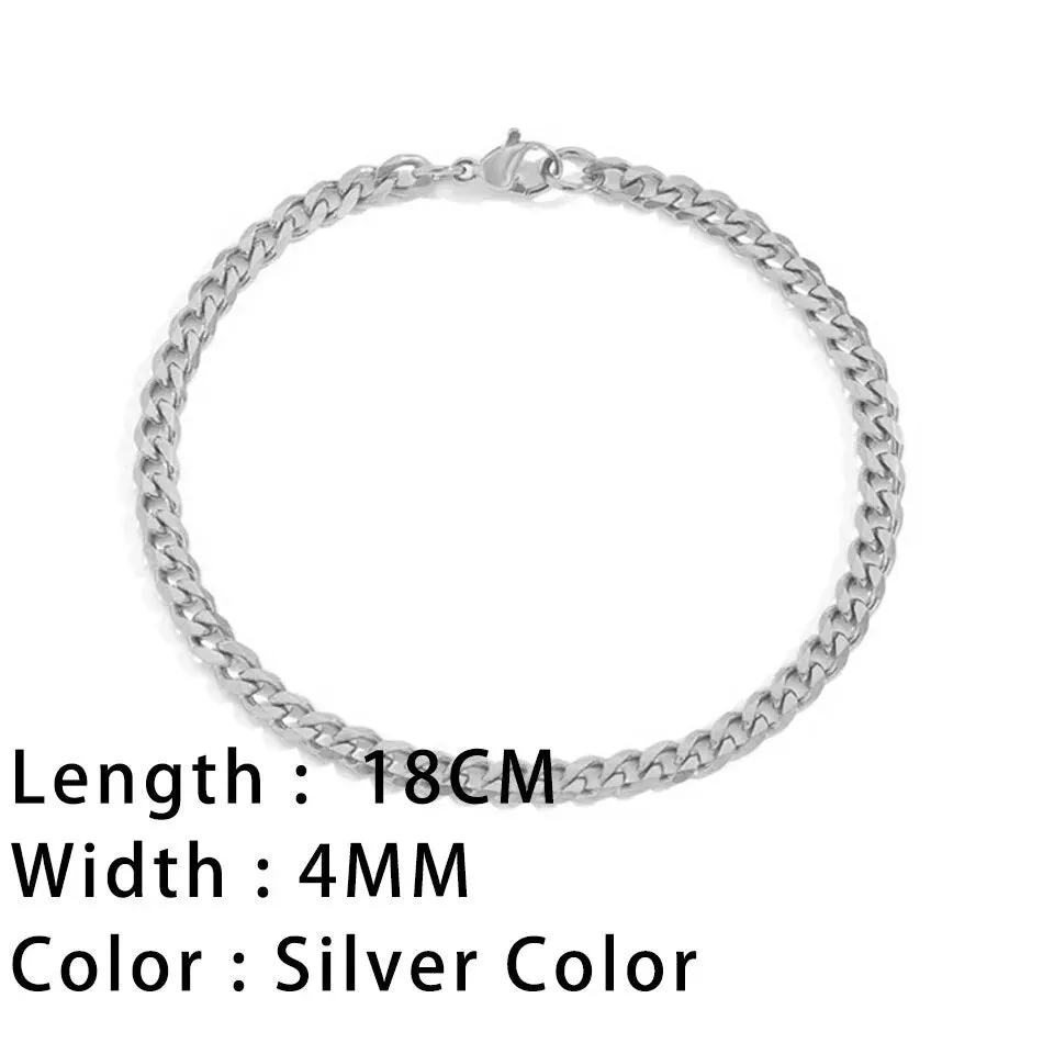 Classic Gold Chain Bracelets for Women Trendy 14K Gold Plated Stainless Steel Herringbone Chain Stackable Figaro Chain Paperclip Link Bracelets