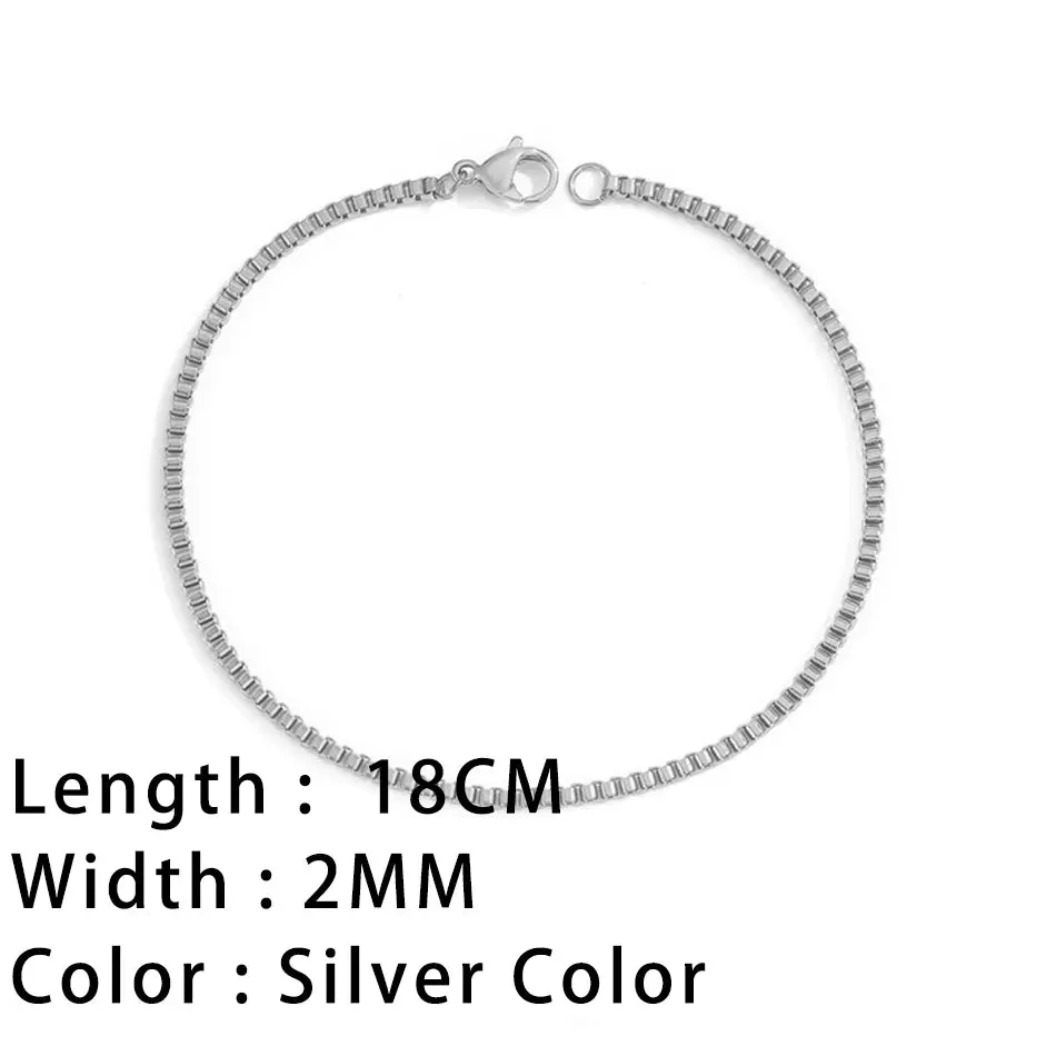 Classic Gold Chain Bracelets for Women Trendy 14K Gold Plated Stainless Steel Herringbone Chain Stackable Figaro Chain Paperclip Link Bracelets
