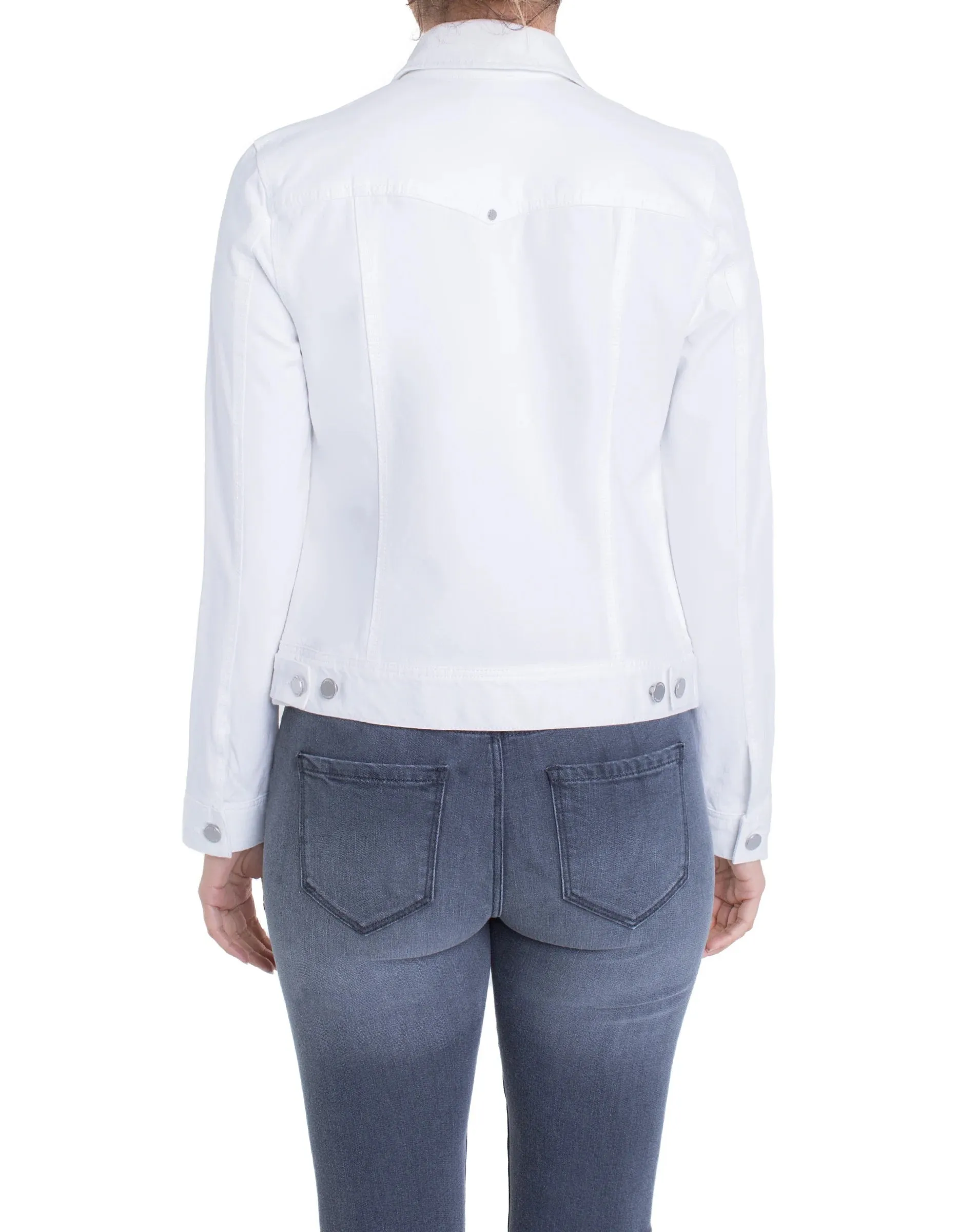 Classic White Jean Jacket