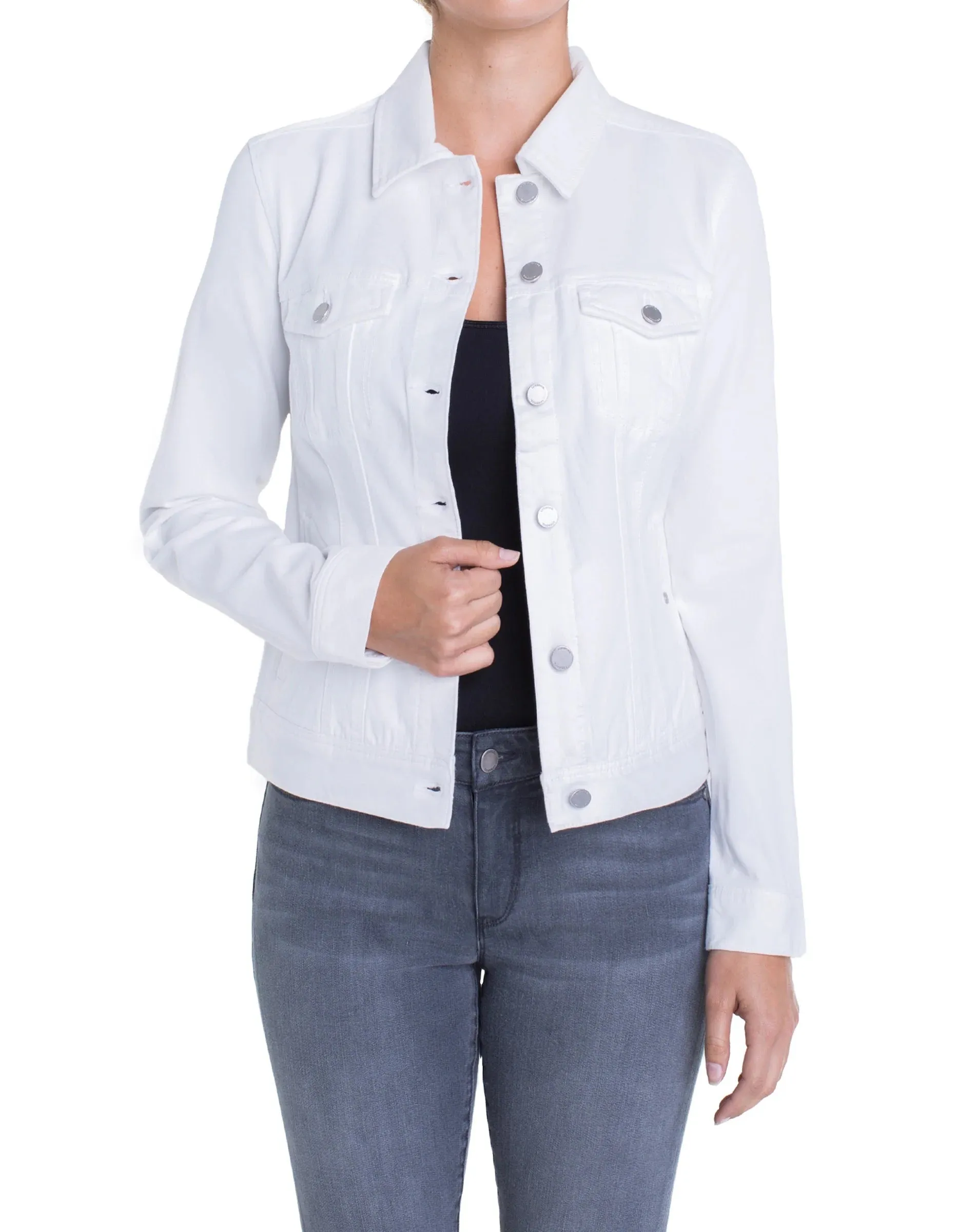 Classic White Jean Jacket