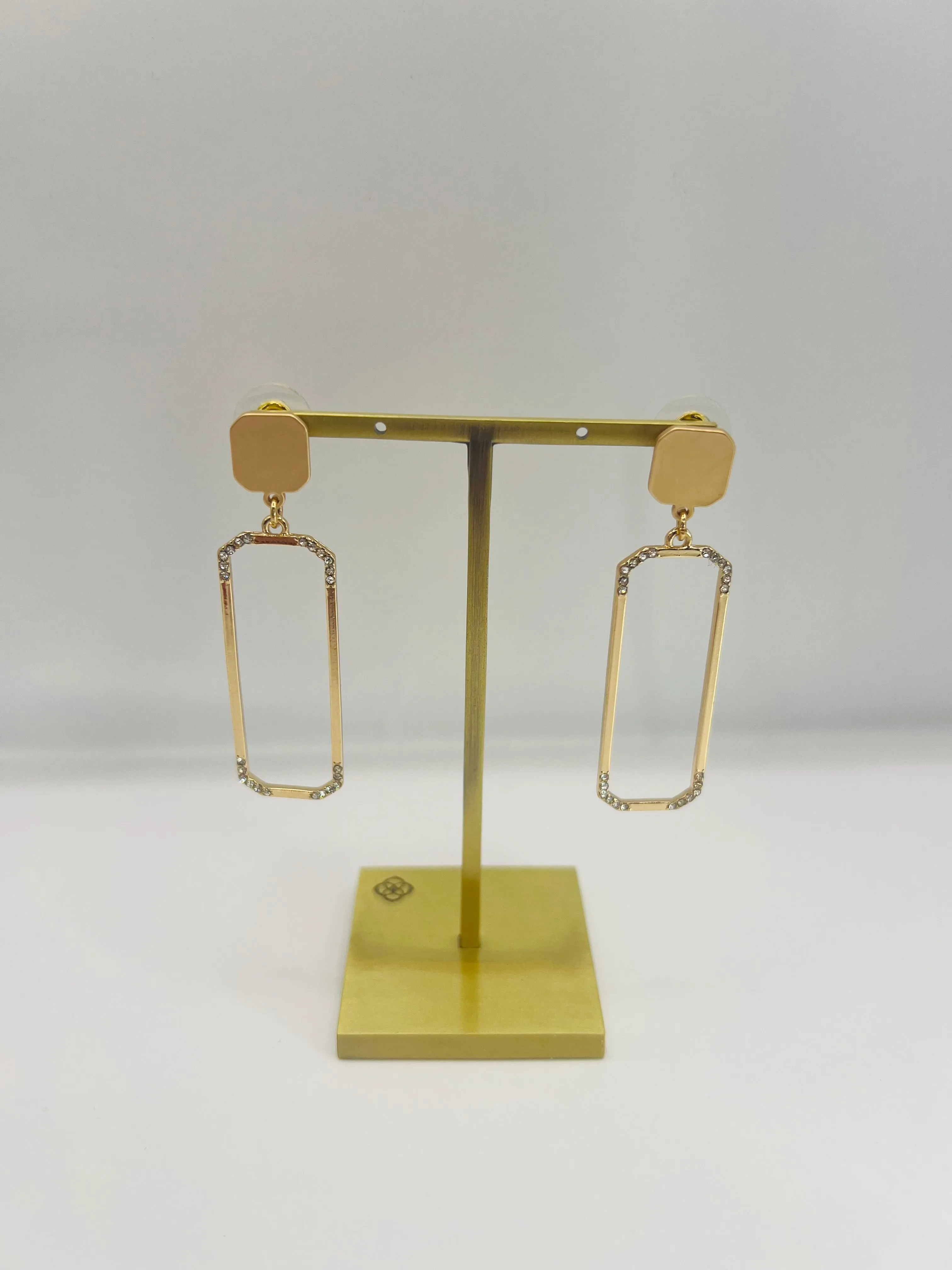 Classy Rectangle Drop Earrings