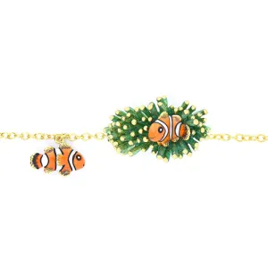 Clownfish and Sea Anemone Bracelets