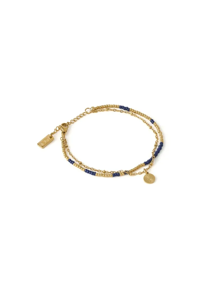 Cobra Gold Bracelet - Midnight