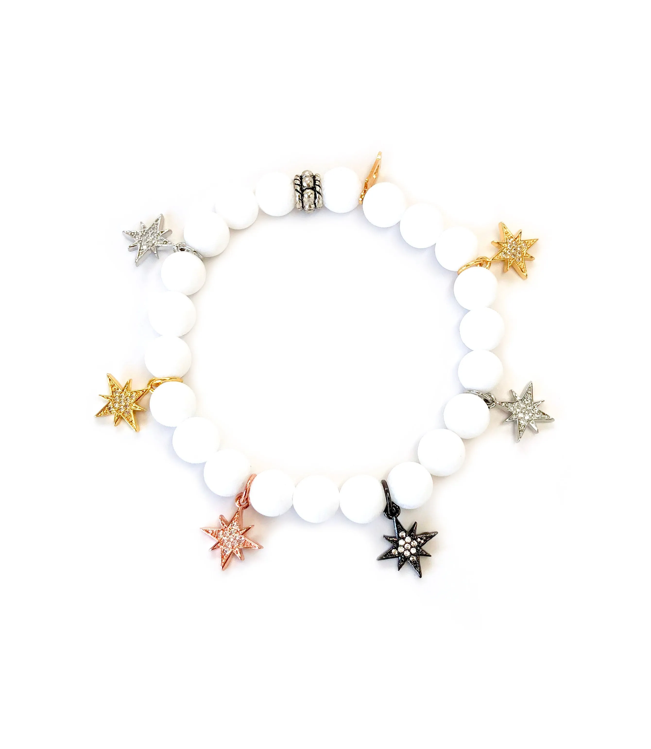 Colored Mini Starburst Charm Bracelets