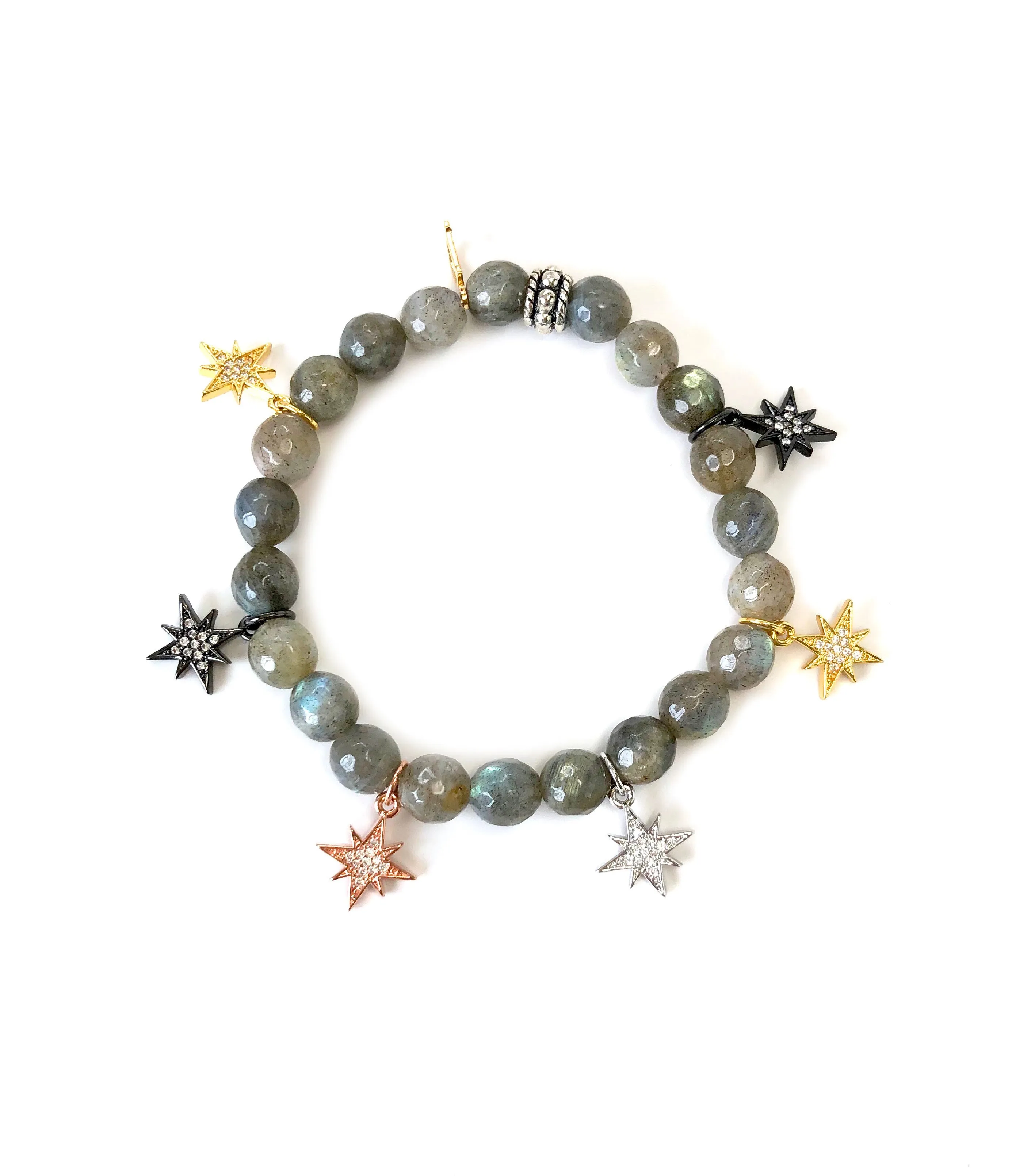 Colored Mini Starburst Charm Bracelets