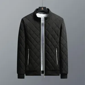 Comfortable Insulated Fleece Bomber Jacket for Men