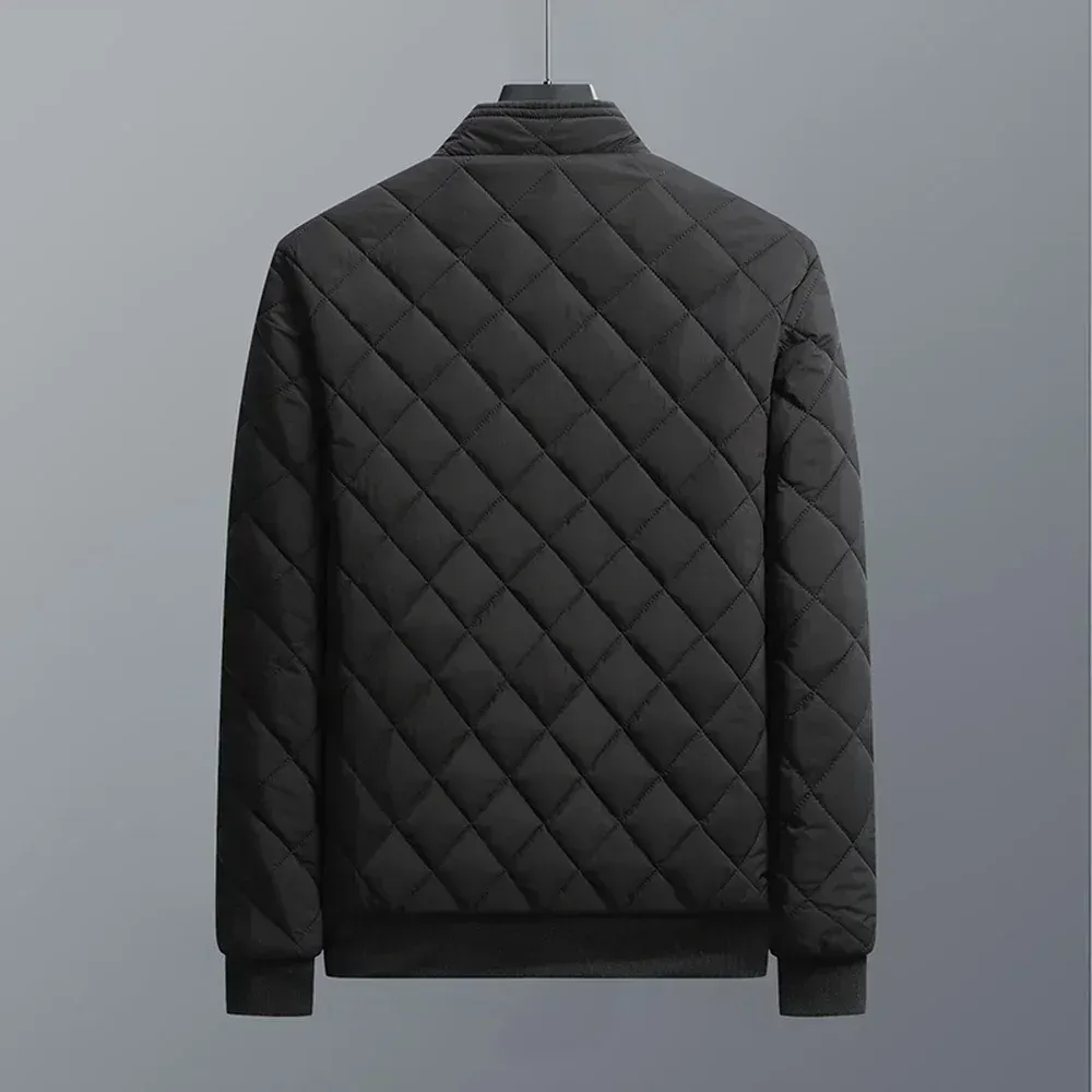 Comfortable Insulated Fleece Bomber Jacket for Men