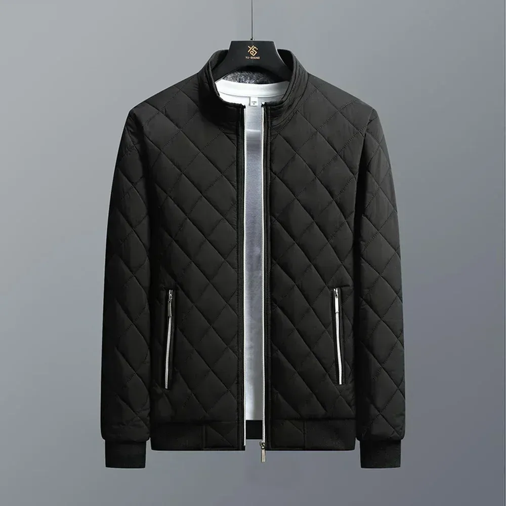 Comfortable Insulated Fleece Bomber Jacket for Men