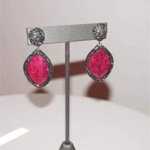 Crystal Gemstone Earrings