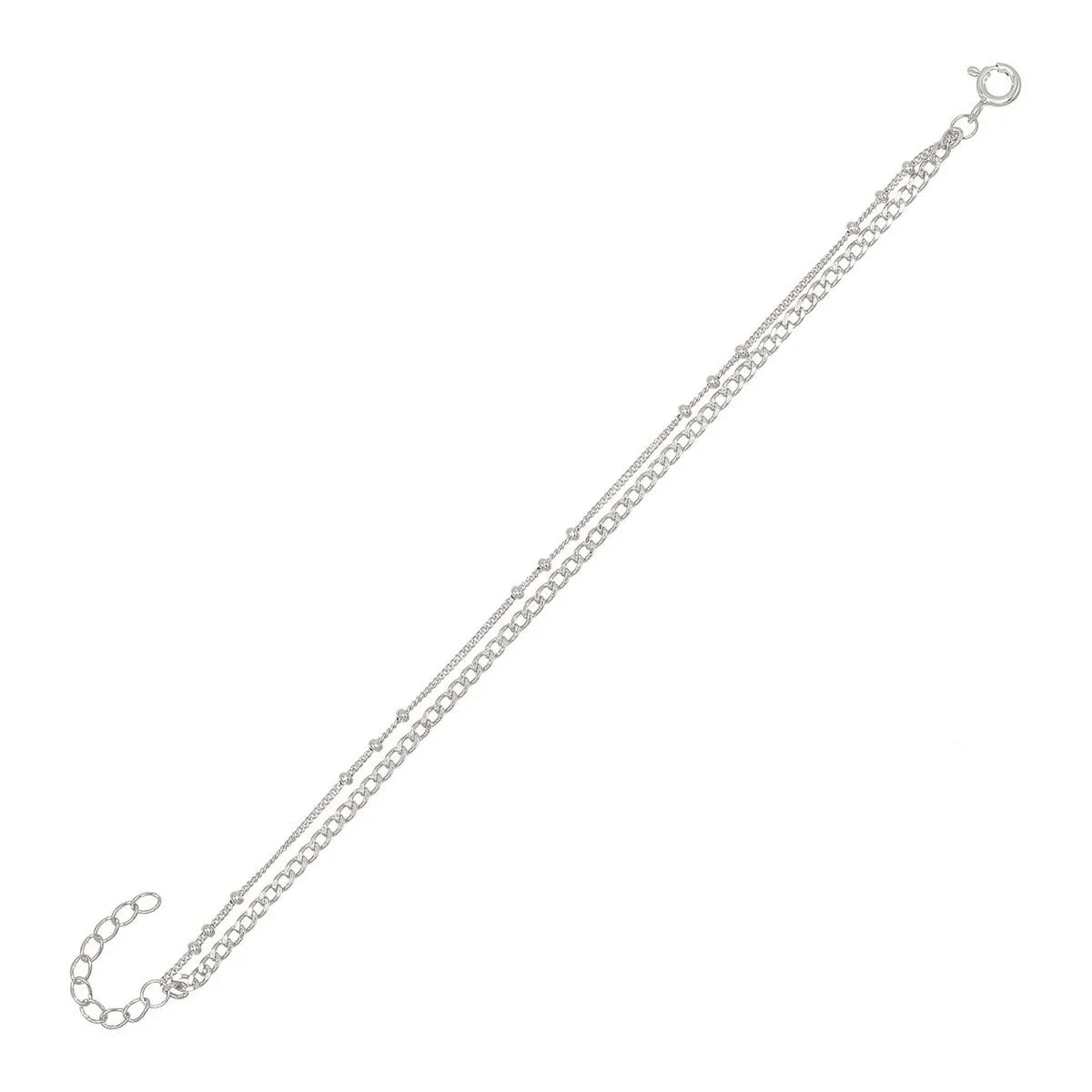 Cuban Link X Ball Chain Bracelet