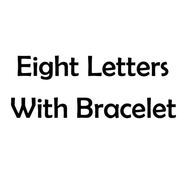 Custom Miami Cuban Link With Baguette Letters Rhinestone