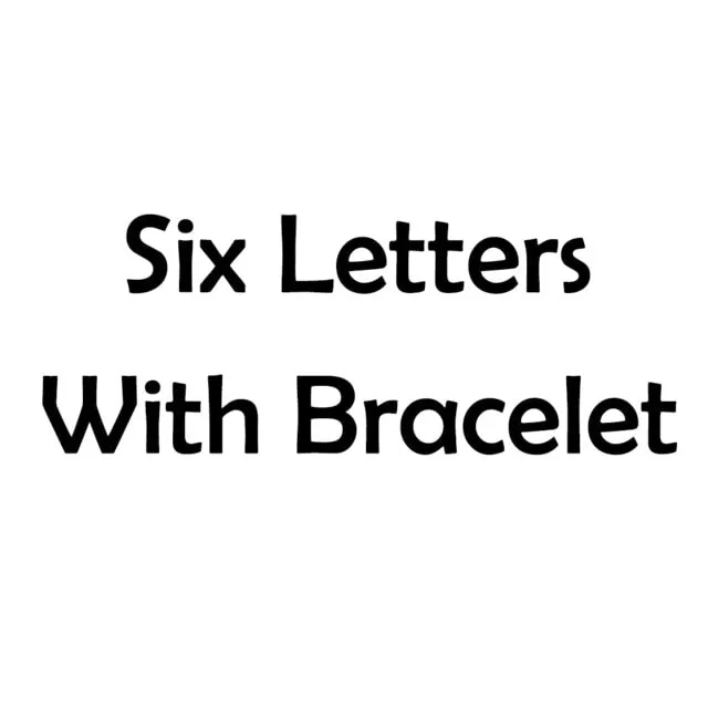 Custom Miami Cuban Link With Baguette Letters Rhinestone