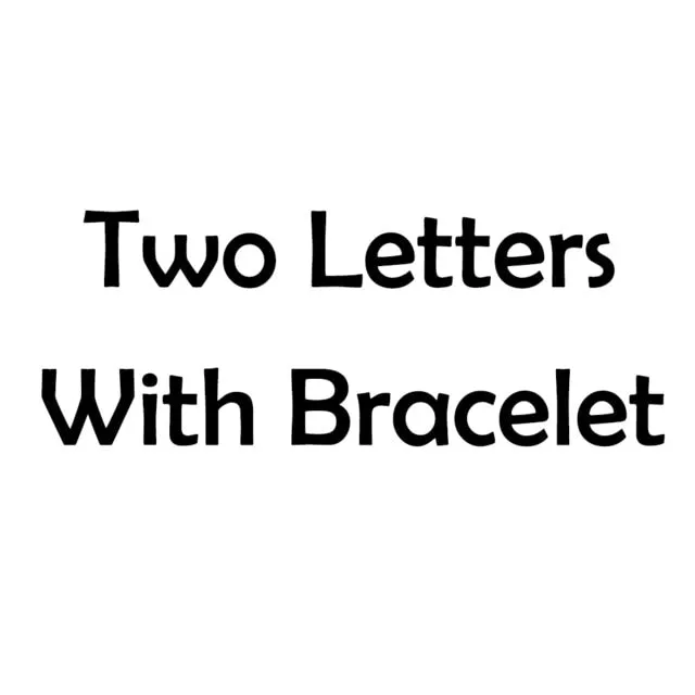 Custom Miami Cuban Link With Baguette Letters Rhinestone