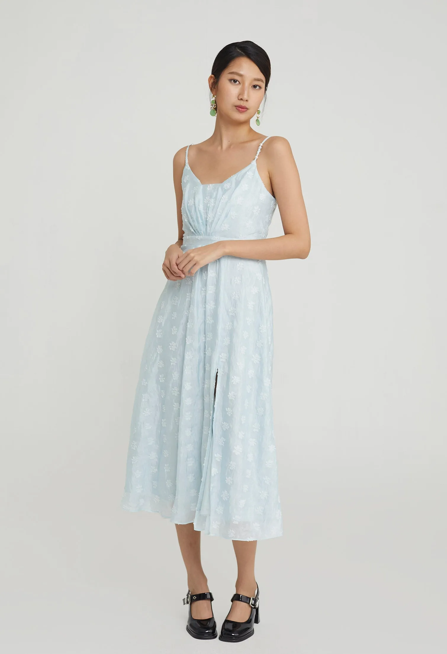 Daisy Organza Midi Dress