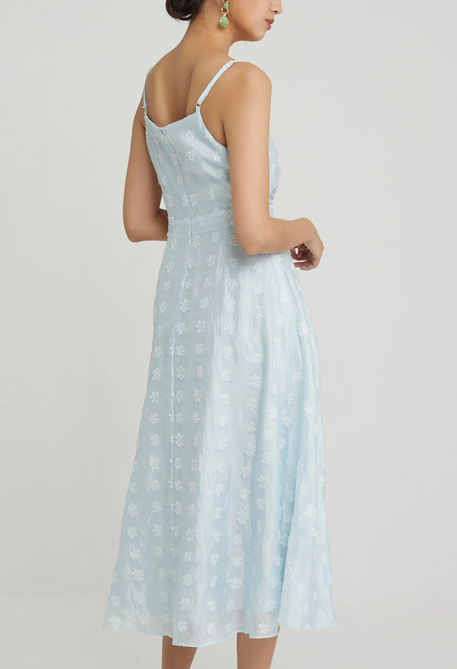 Daisy Organza Midi Dress
