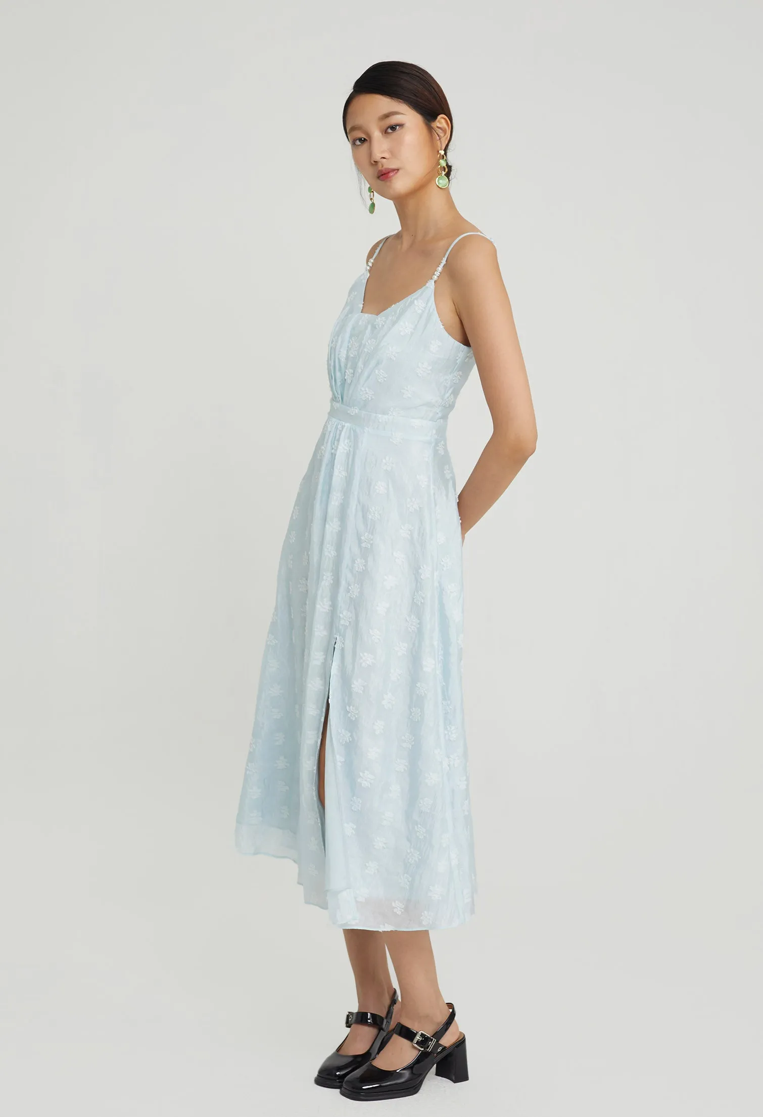 Daisy Organza Midi Dress