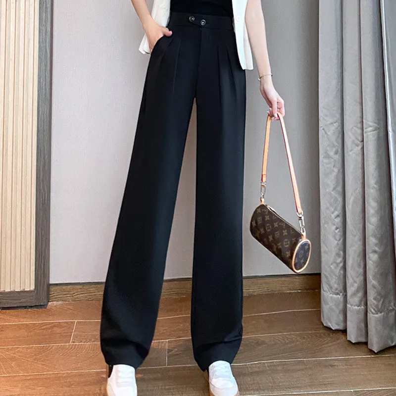 ✨Damen hoher Taille und weitem Bein Hose💕