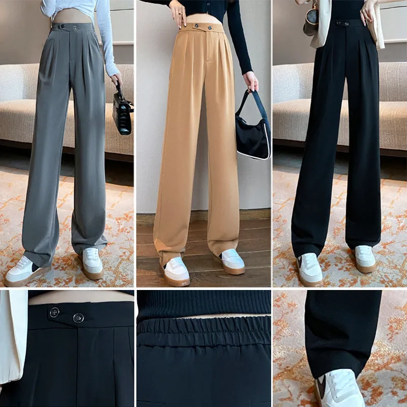✨Damen hoher Taille und weitem Bein Hose💕