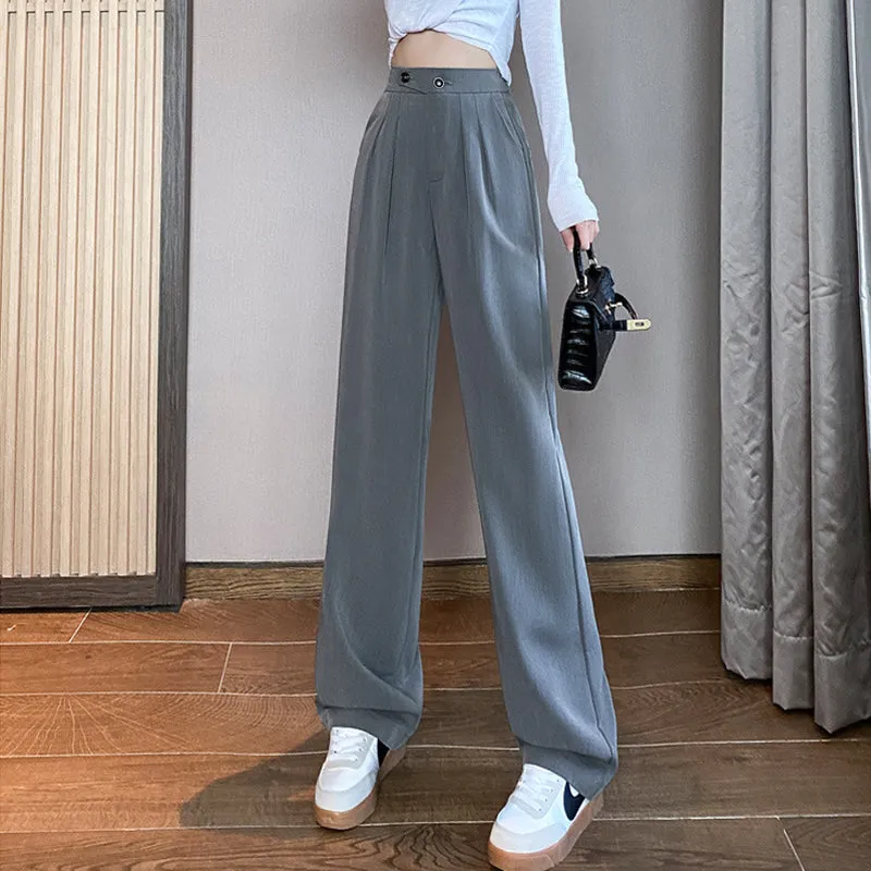 ✨Damen hoher Taille und weitem Bein Hose💕