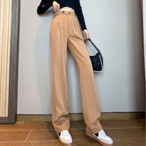 ✨Damen hoher Taille und weitem Bein Hose💕