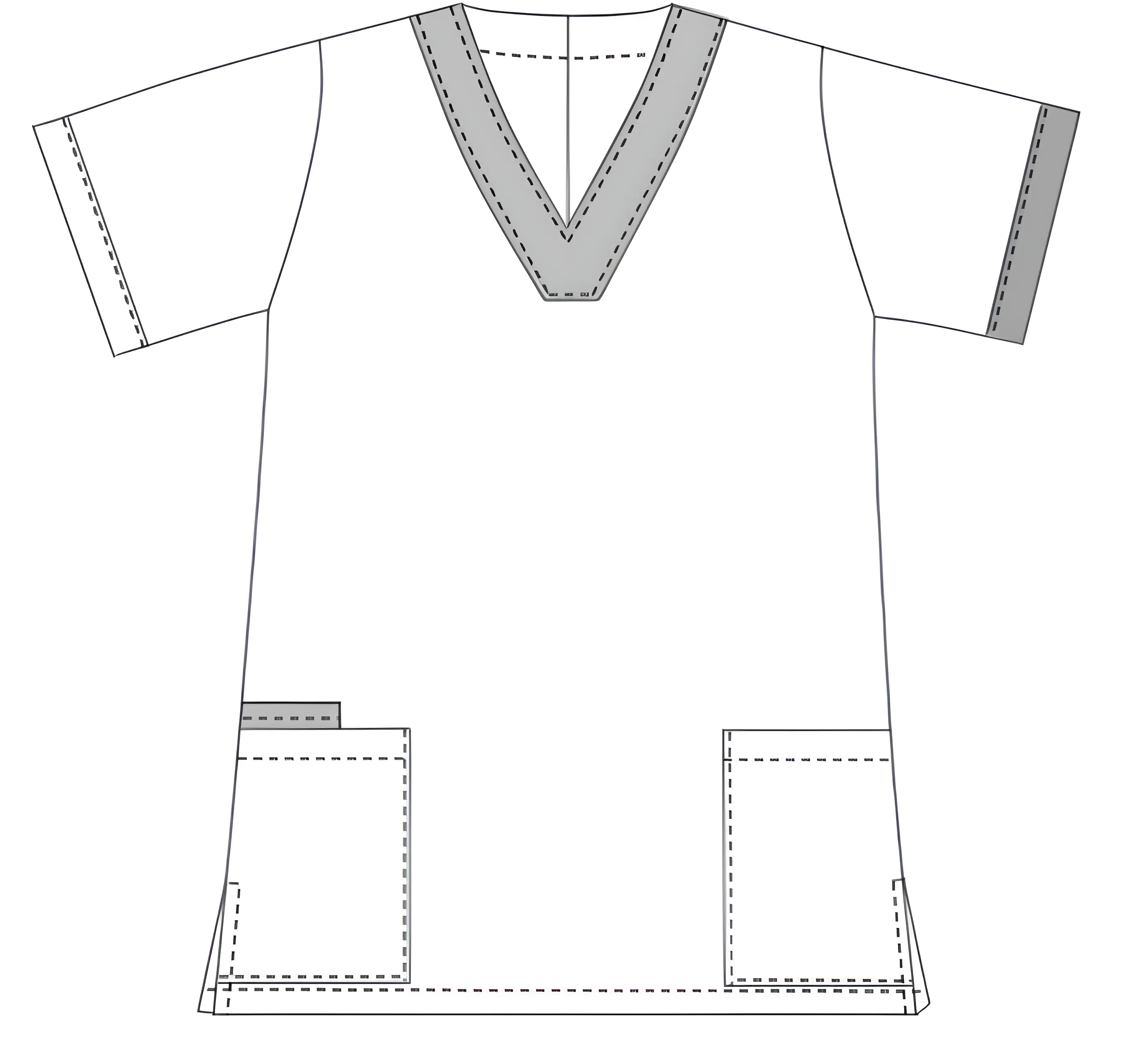 Dan - Tunic - Short sleeves - Unisex - 75 cm