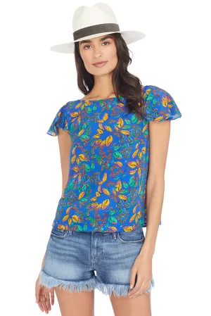 Daphne Top (Azure Berry Leaf)