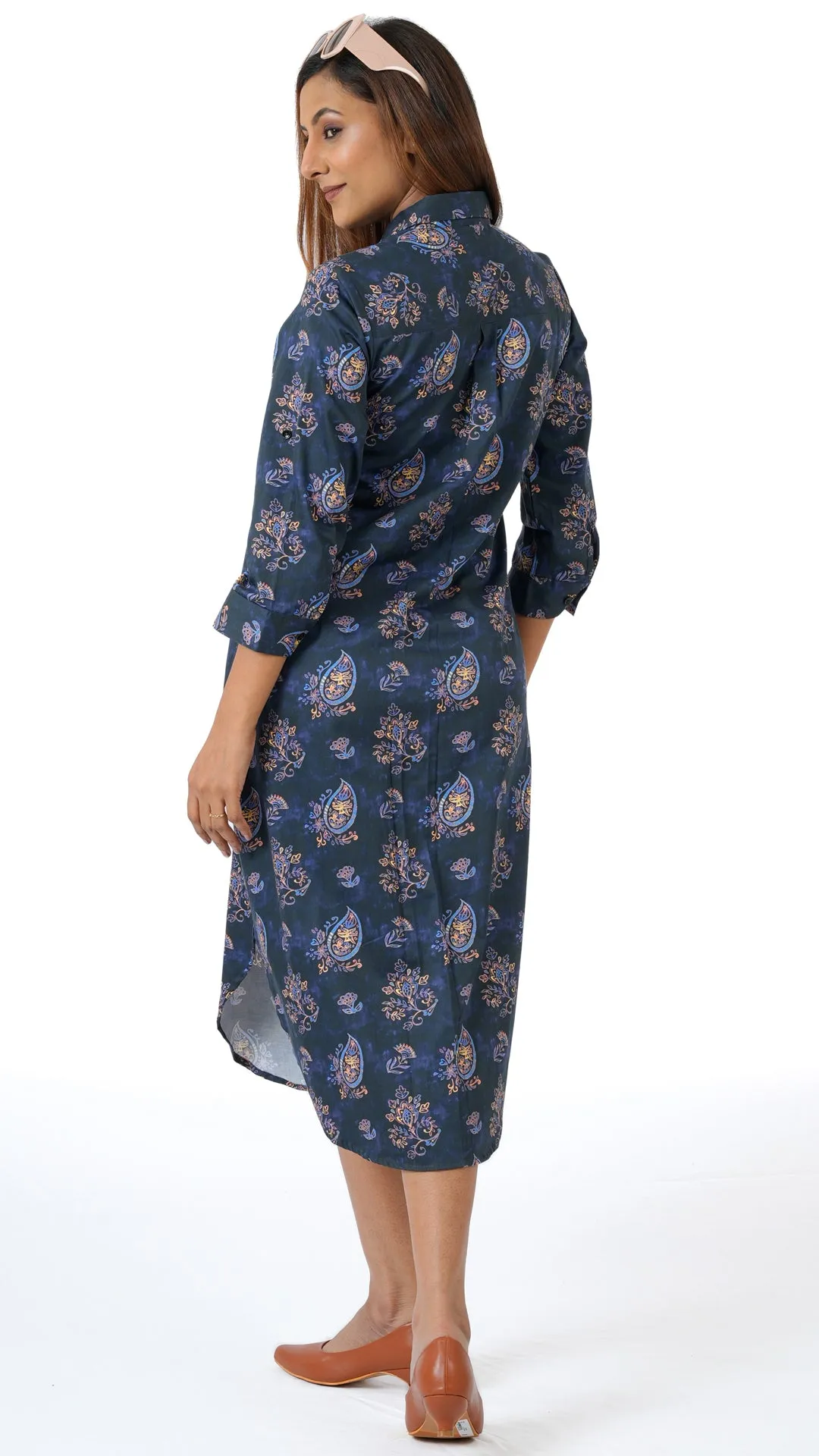 Dark Block Paisley