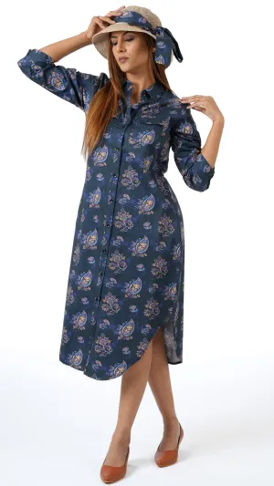 Dark Block Paisley