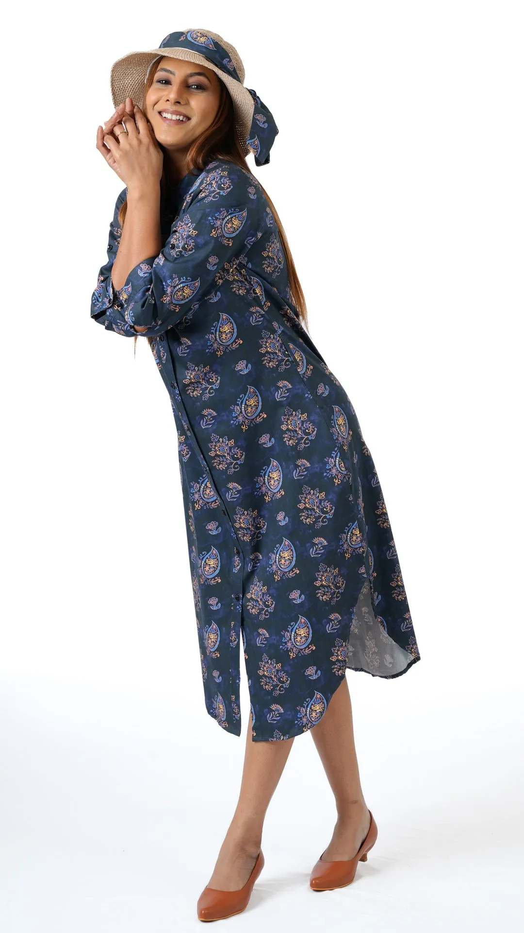 Dark Block Paisley