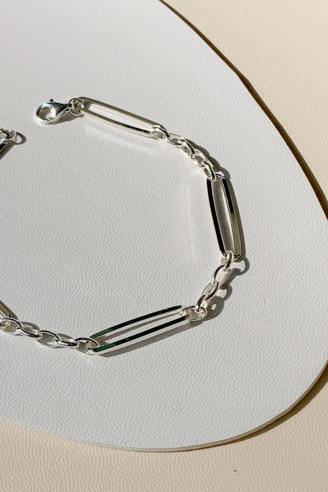 Davis Linked Chain Bracelet (925 Silver)