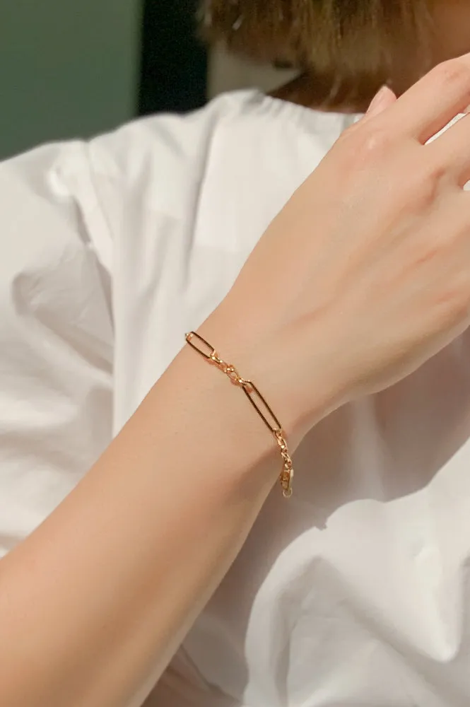 Davis Linked Chain Bracelet (925 Silver)