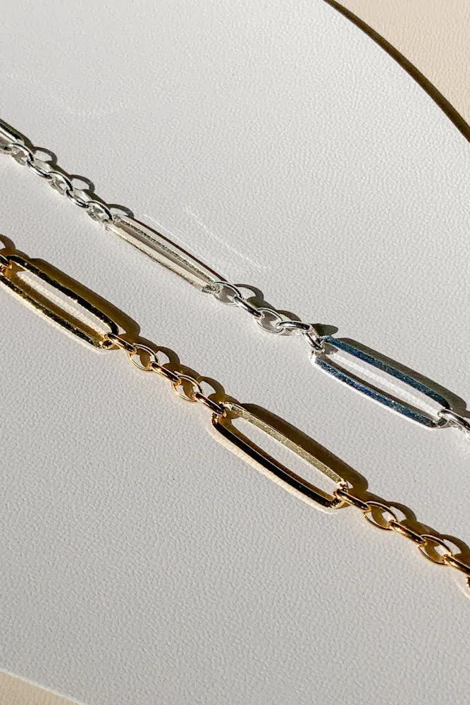 Davis Linked Chain Bracelet (925 Silver)