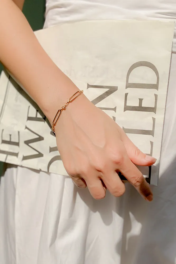 Davis Linked Chain Bracelet (925 Silver)