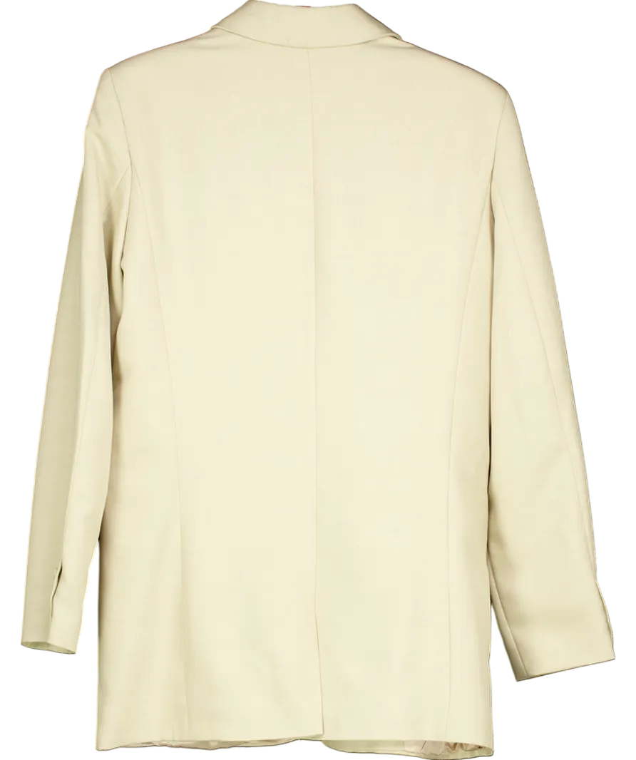 De Rococo Beige Oversize Daddy Blazer UK S